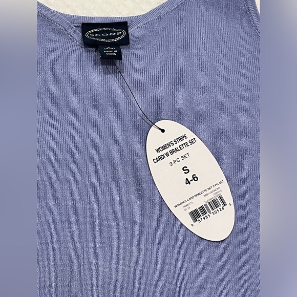 NWT *SCOOP* PERIWINKLE CARDIGAN SET- SIZE SMALL (4-6) - Picture 5 of 7